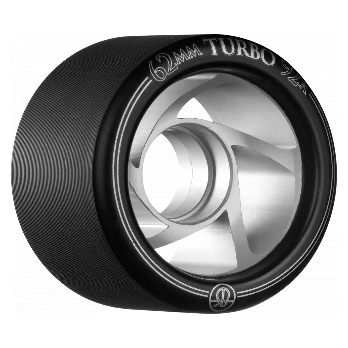 Rollerbones Turbo Hjul Clear Aluminium Hub (8 st)