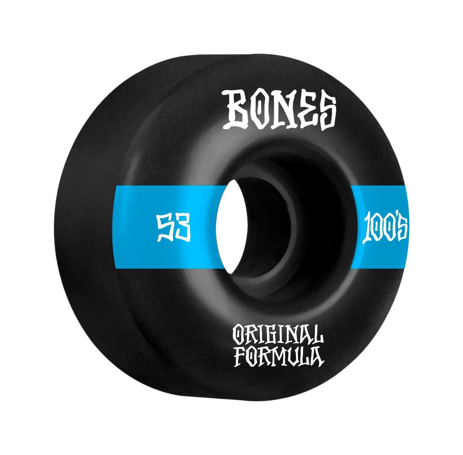 Bones Wheels OG Formula Skateboard Hjul 100 53mm V4 Wide 4pk Black