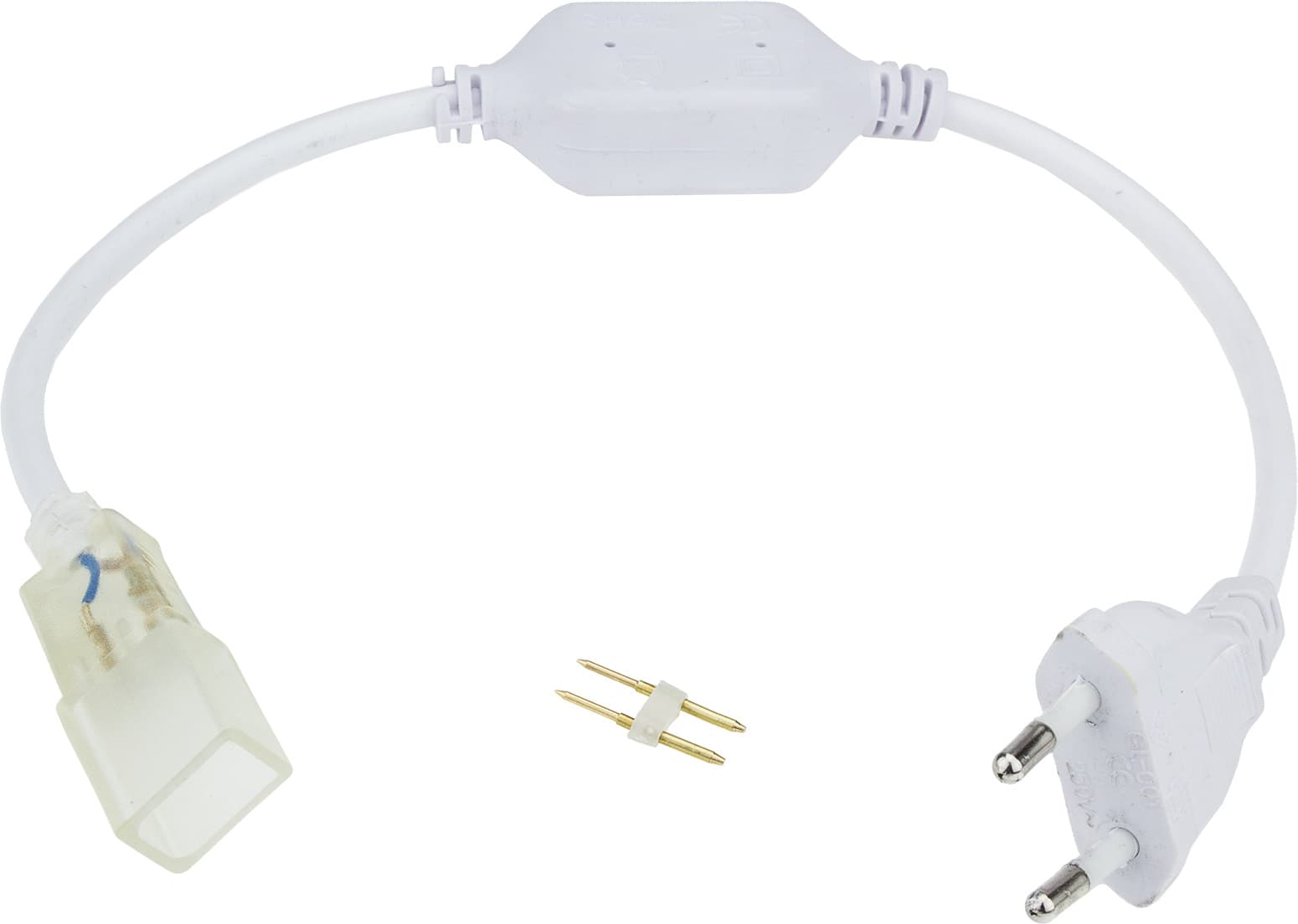 Tilslutningskabel Til NEON FLEX Strip 16x10mm, 230V