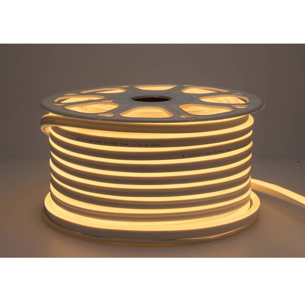 NEON FLEX Strip 16x10mm, 2800K, 8,5W, 230V, IP65, Dæmpbar
