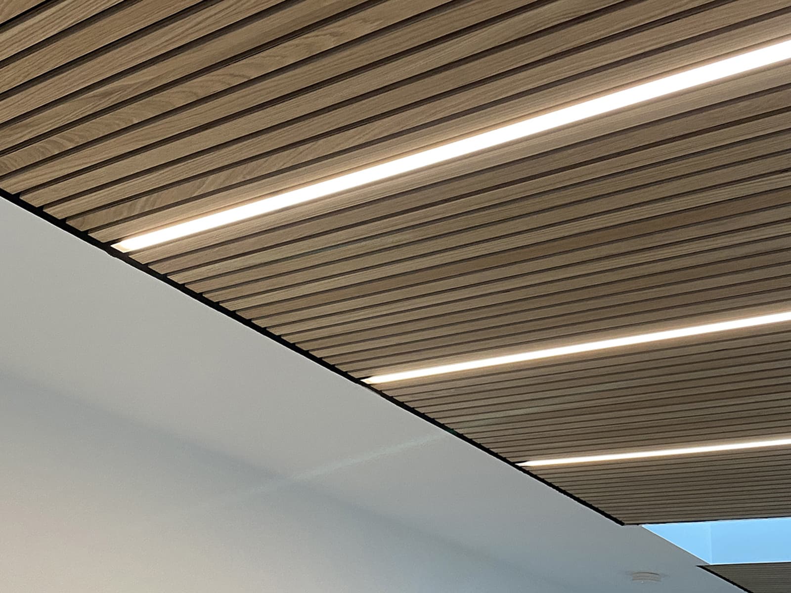 Loft Akustikpanel LED Skinne 30x10 i 3000K, Ra90, Triac/Push Dæmp - 2,4 Meter