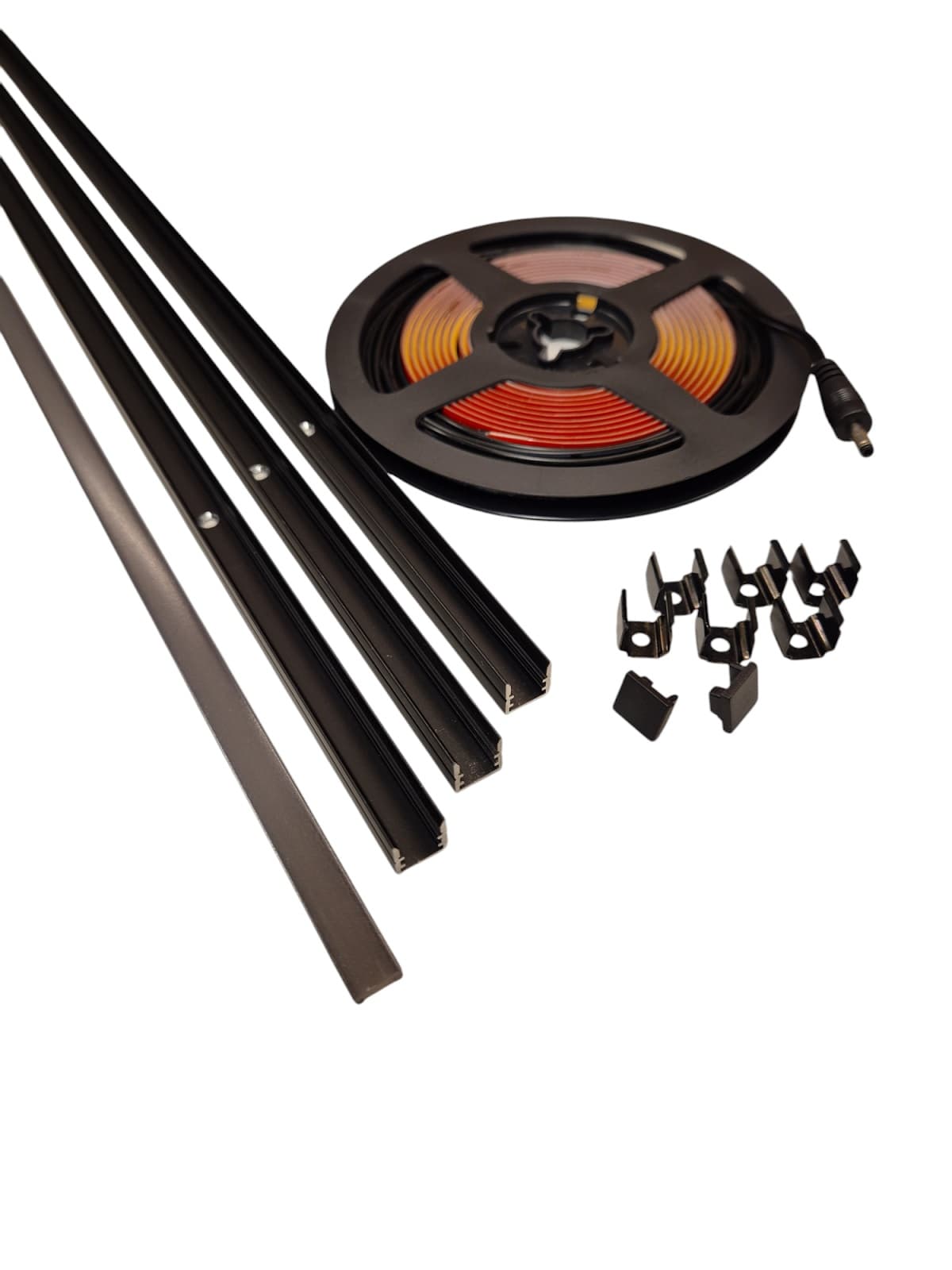 Module Akustikpanel LED Lys Sæt G1 i 2700K (240 cm) - Sort