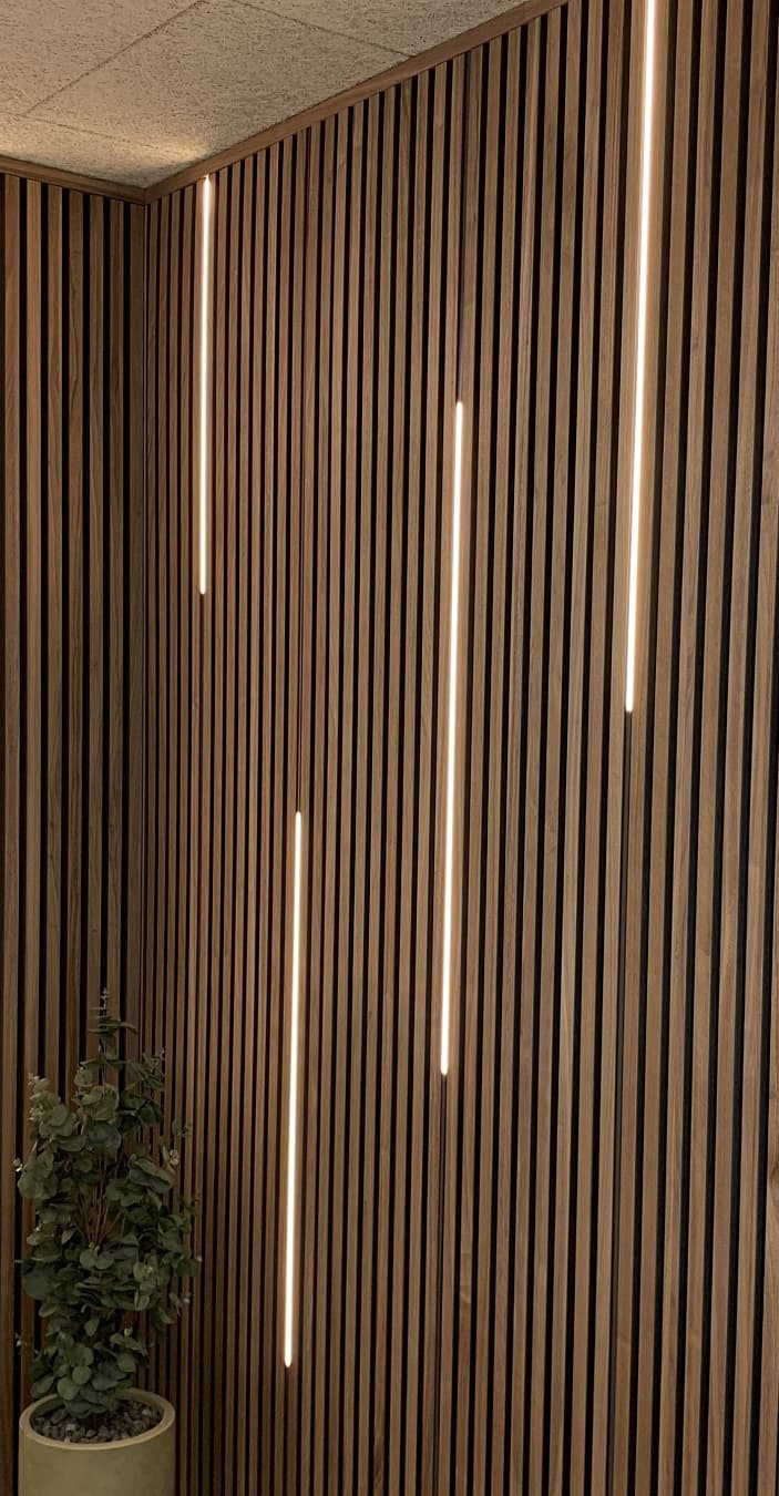 Akustikpanel LED Lys Sæt G2 (Med Zigbee Controller) - 4 x 60 cm.