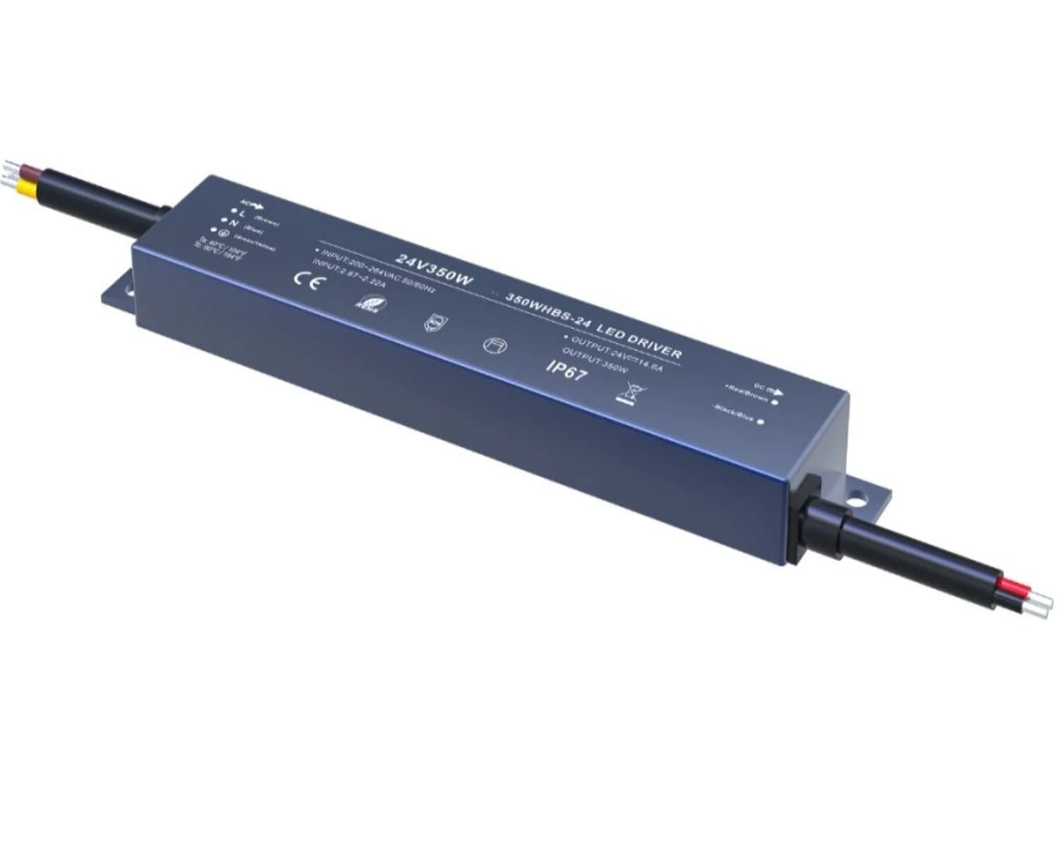 Udendørs Kvalitets LED Driver 230V Til 24V LED, IP67, 350W