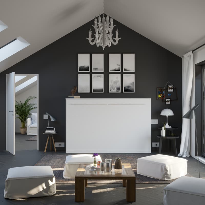 NORDIC sängskåp, låg modell 120x200 cm