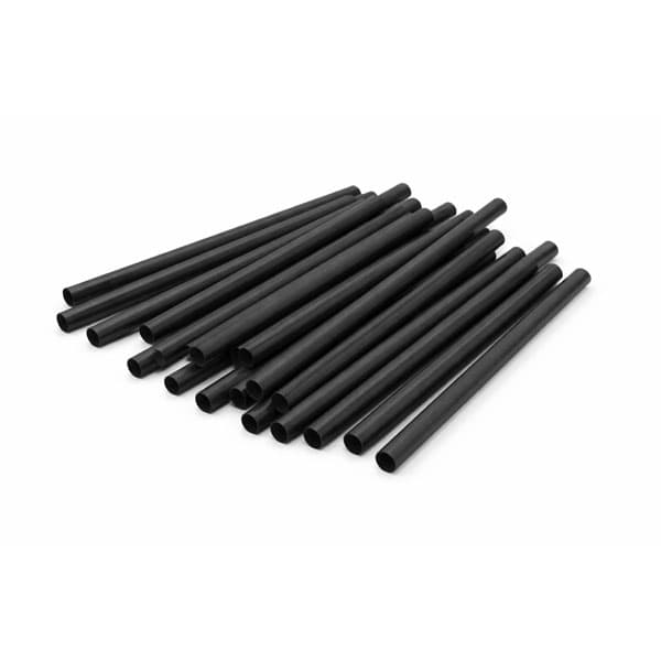 Svart Papirsugerör i Premium-kvalitet - 6x140 mm - 250 pack
