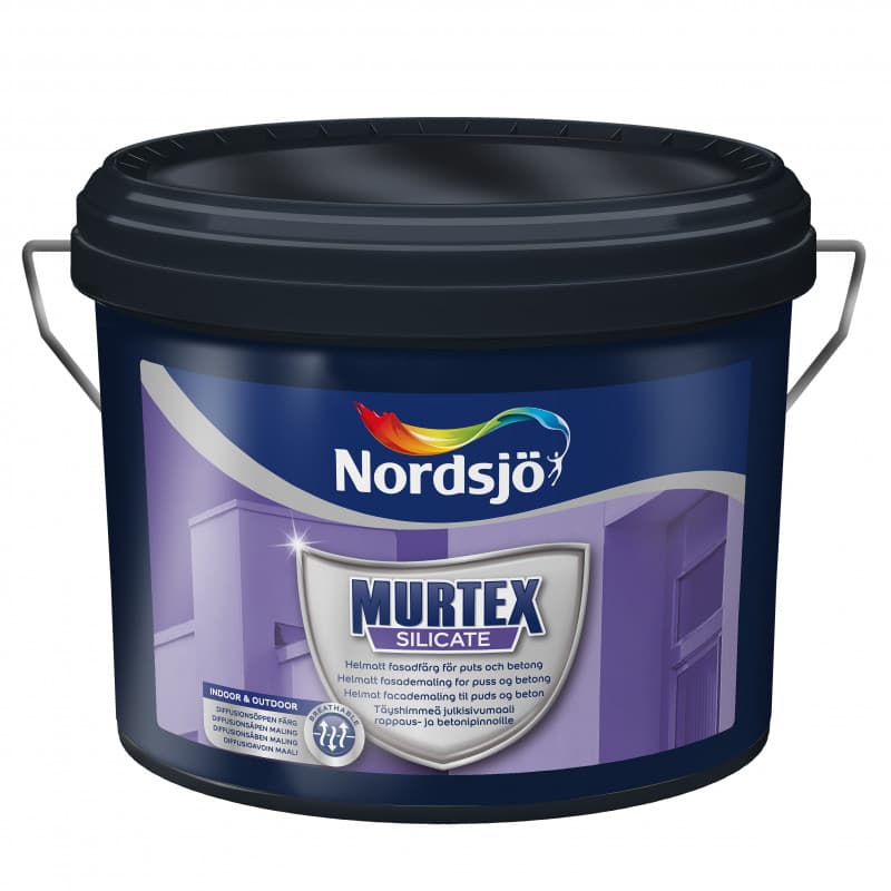 Nordsjö Murtex Silicate 2,5 ltr. 221 Nordic Classic White (Base White) - Udendørsmaling