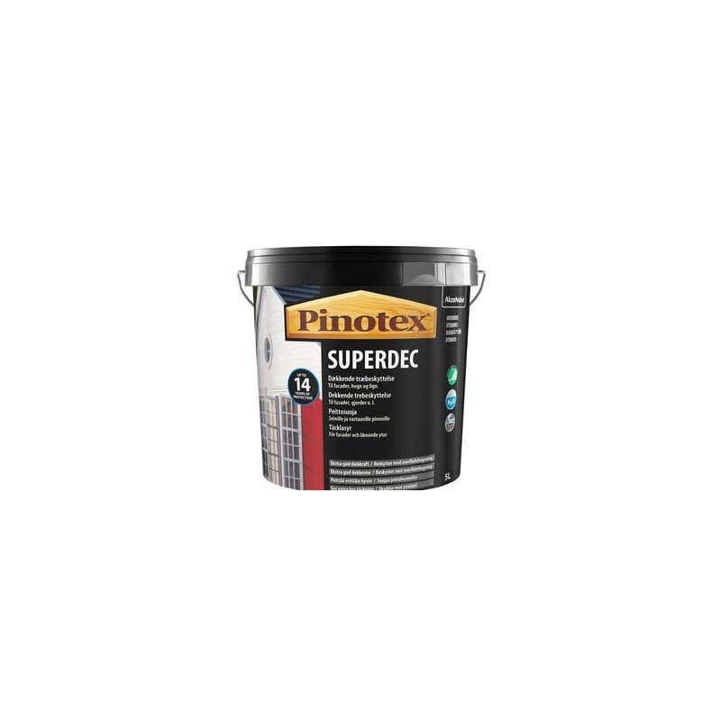 Pinotex Superdec Standard Farver Træbeskyttelse 5 ltr. 337 Nordic Classic Black (Sort) - Vandbaseret træbeskyttelse