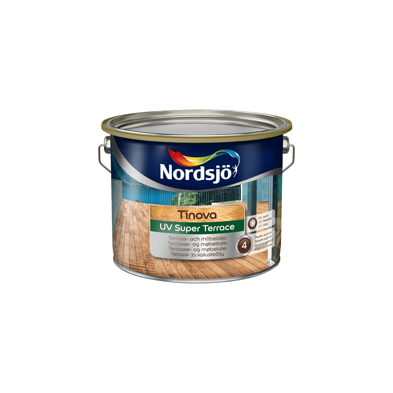 Nordsjø Tinova UV Super Terrace Terrasseolie 2,5 ltr. - Udendørsmaling