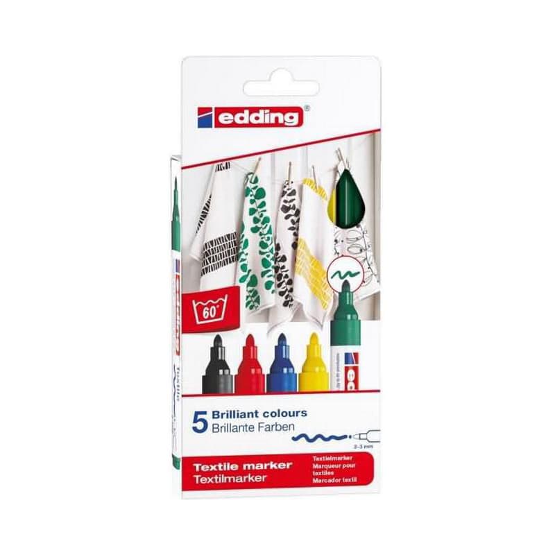 Textile Marker Basic 2-3 mm. - Tekstilfarve