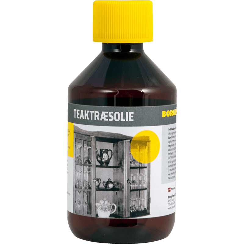 Teaktræsolie 1300 500 ml. - Borup Flaskevarer