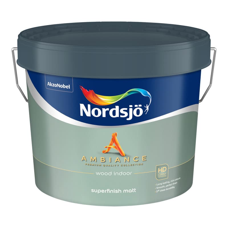 Nordsjø Ambiance Superfinish Matt Træmaling 2,5 ltr. Standard Ral 9010 - Træmaling & metalmaling