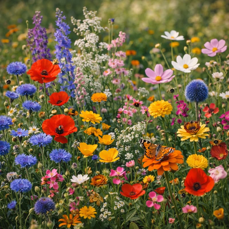 Hurtigt Blomsterflor til 30m2