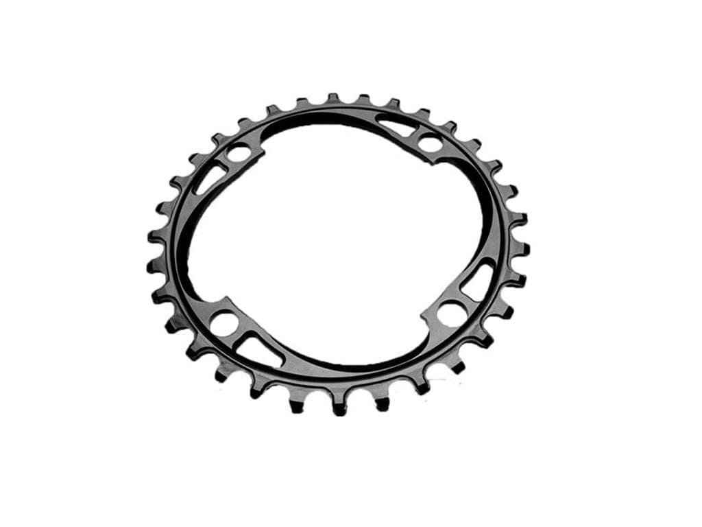 absoluteBLACK Rund klinge - SRAM - Singlespeed - �104 mm - 38T - Sort