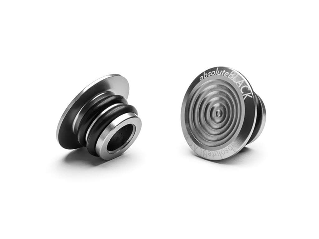 absoluteBLACK Styrpropper - Aluminium - 2 stk - Gr�