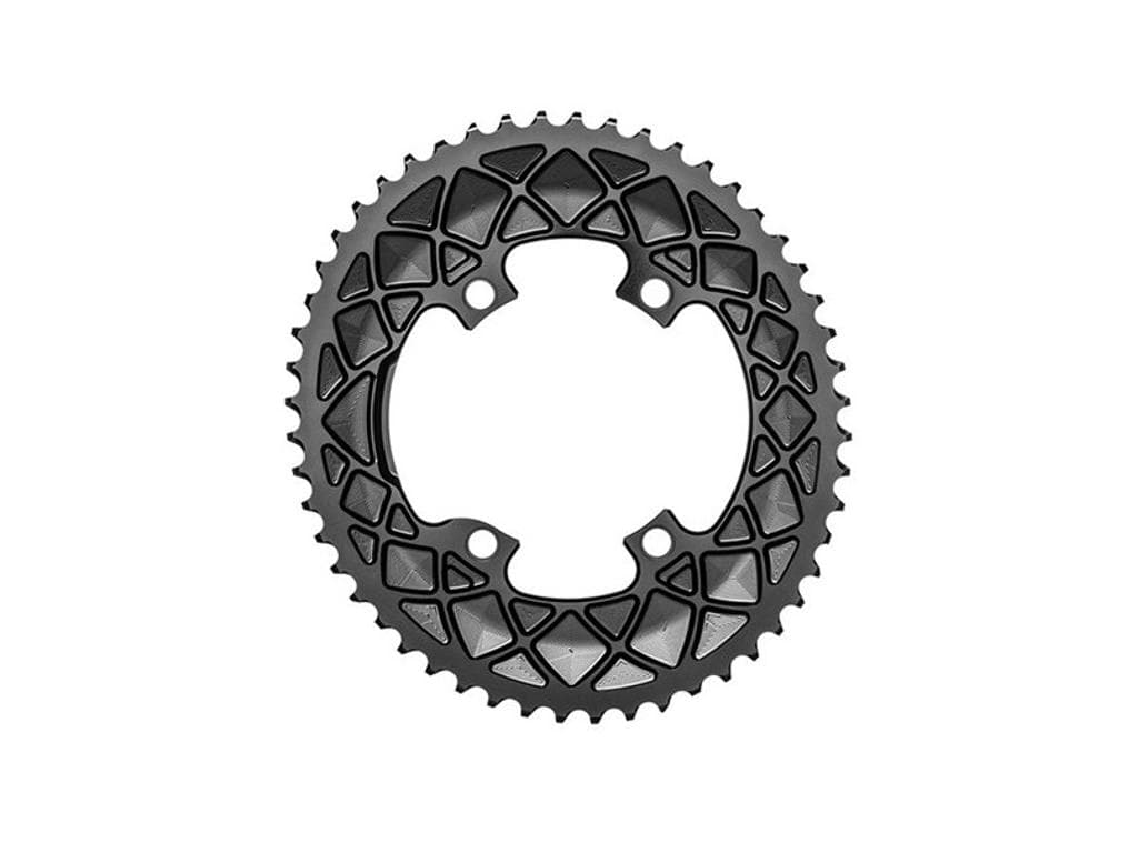 absoluteBLACK Oval klinge - Shimano - BCD: �110 - 4 huller - 50 t�nder - Sort