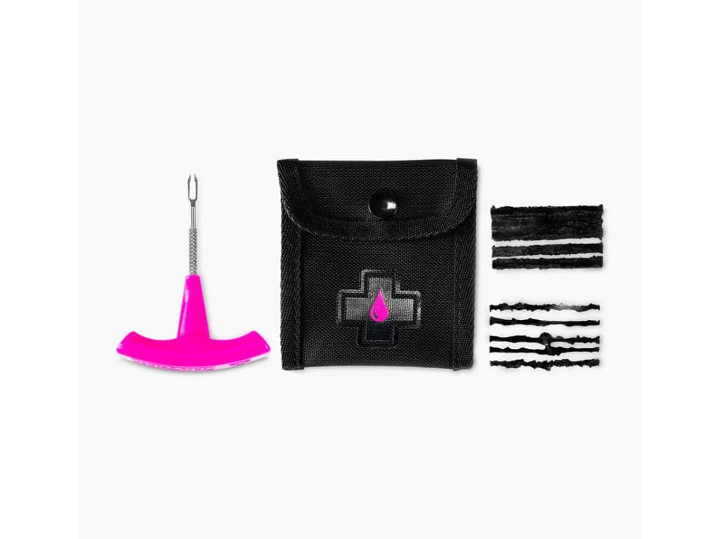 Muc-Off B.A.M Tubeless Repair Kit- Tubeless lappegrej - V�rkt�j inkl. 10 stk lappestrips