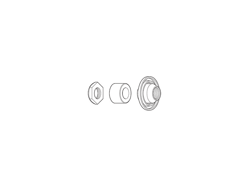 Shimano Deore Konus med l�sem�trik og skive venstre til bagnav model FH-M590