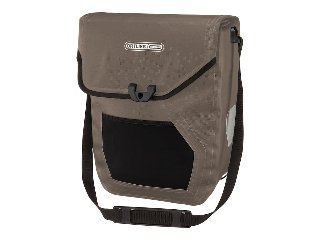 Ortlieb Pedal-Mate QL2.1 - Cykeltaske og Skuldertaske i �n - 16 liter - Dark Sand