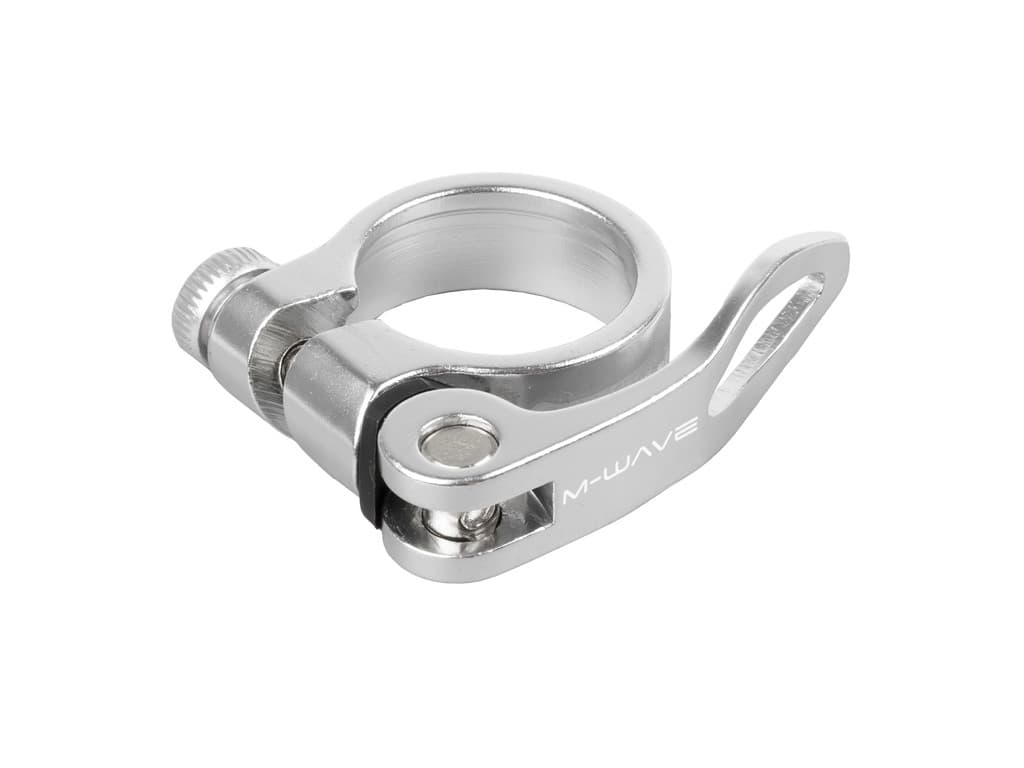 M-Wave Clampy QR - Sadelr�rs klampe - Aluminium - Quick Release - S�lv - Str. 31.8 mm