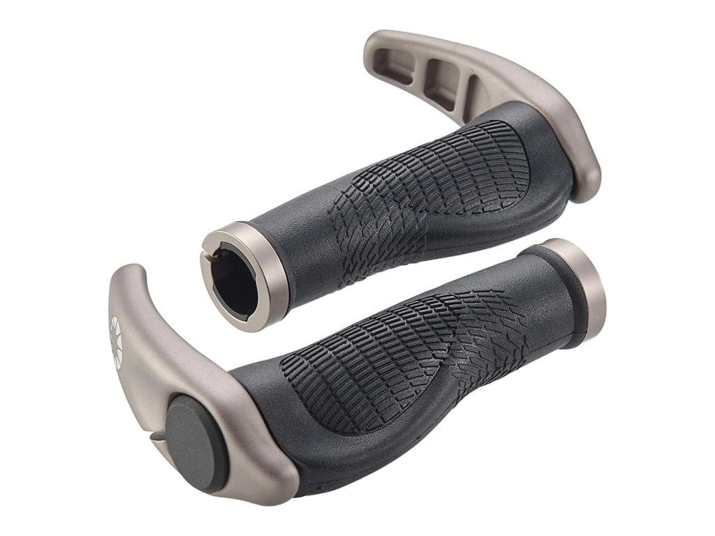 Bike Attitude H�ndtag - Ergonomiske - Sort - 136 mm med gel og barends