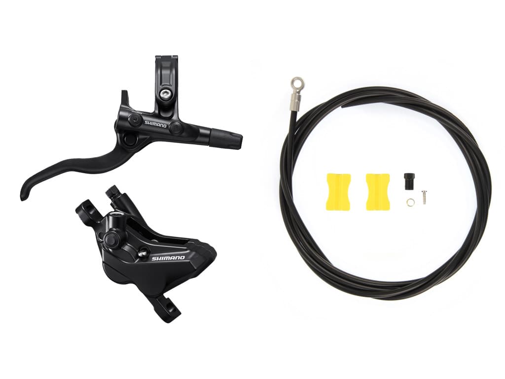 Shimano Deore - Bremses�t hydraulisk med 4 stempler - Bag/h�jre - MT420