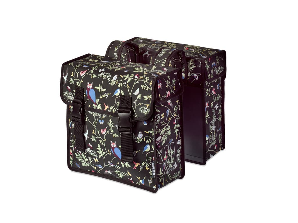 Basil Wanderlust Double Bag - Cykeltasker til bagageb�rer - 35 liter - Charcoal