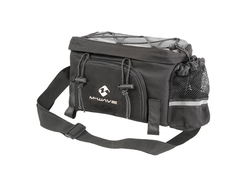 M-Wave Amsterdam EXP - Cykeltaske til bagageb�rer - To indbyggede sidetasker - Sort - Str.