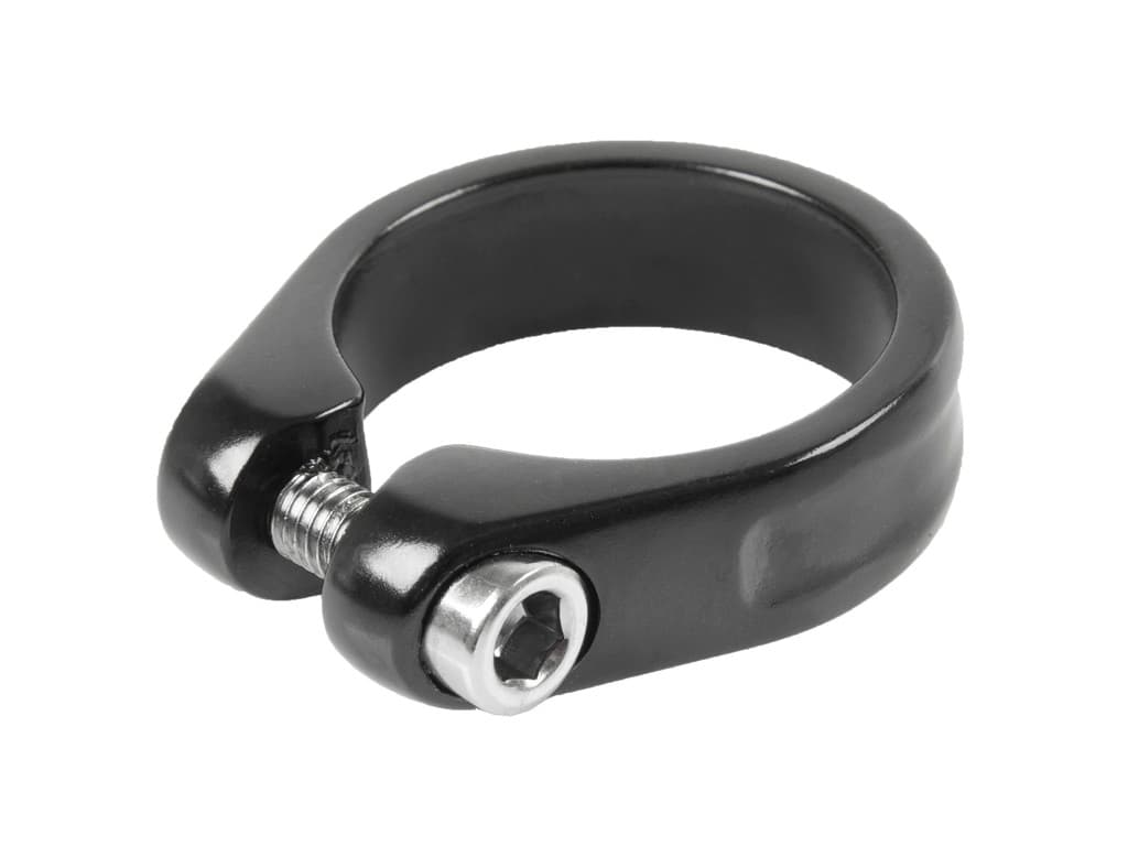 M-Wave Clampy - Sadelr�rs klampe - Aluminium - CrMo skrue - Sort - Str. 34.9 mm