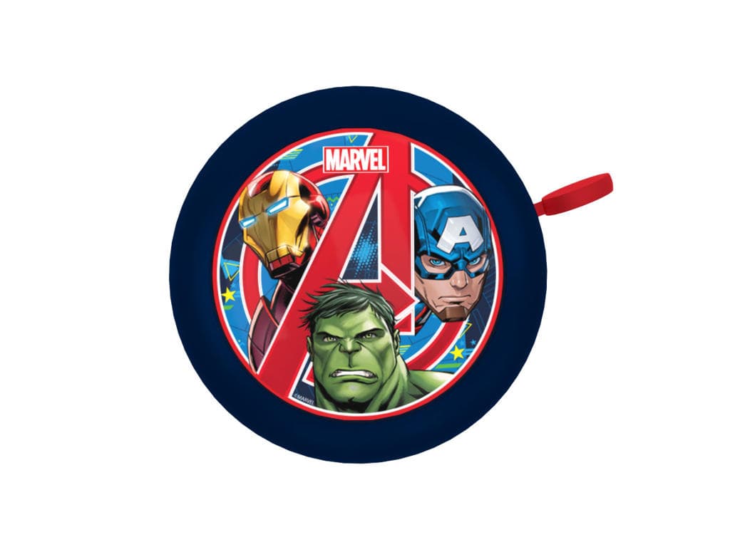 Seven - Avengers - Ringeklokke til b�rnecykel - Bl�/r�d - Str. �55mm