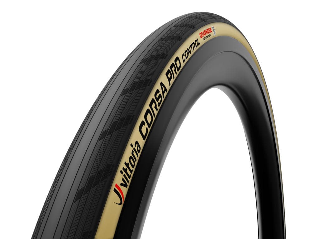 Vittoria Corsa Pro Control - Road folded�k tubeless - 700x34c (34-622) - Sort/Brun