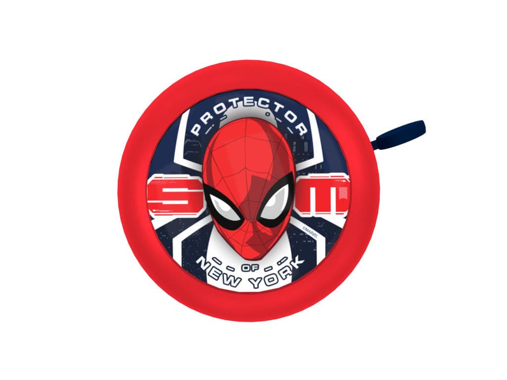 Seven - Spiderman - Ringeklokke til b�rnecykel - R�d - Str. �55mm