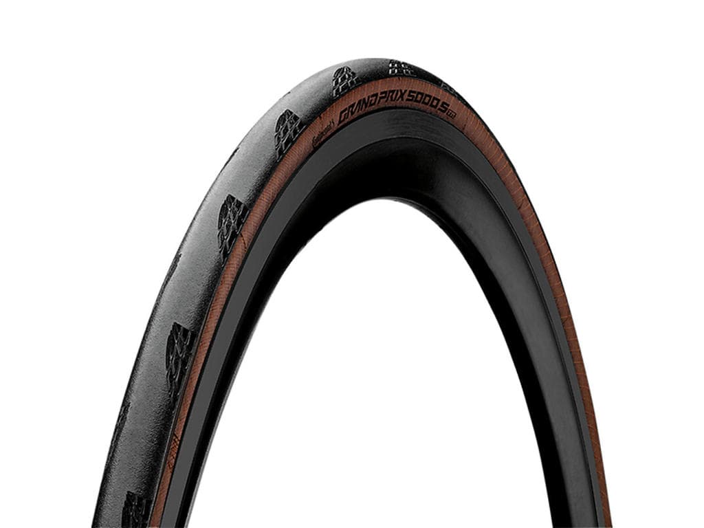 Continental Grand Prix 5000S TR - Tubeless Ready - Folded�k Road - Sort/Brun -700x32c (32-622)