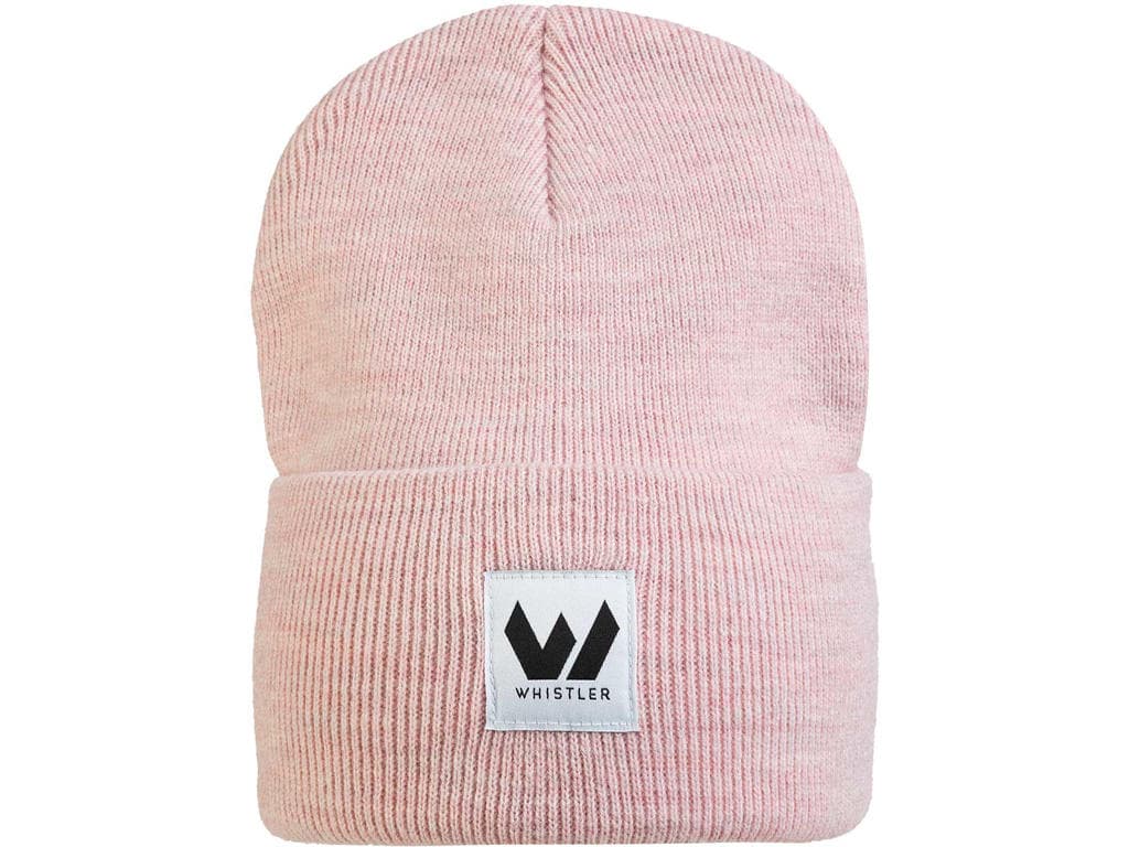 Whistler - Linjoe Melange Hat - Beanie hat - Candy pink - Voksen