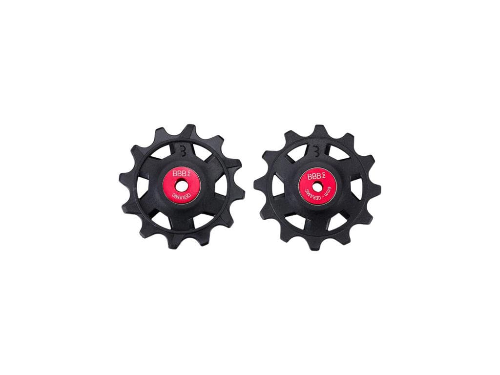 BBB RollerBoys - Pulleyhjul til Sram - Keramiske lejer - 12T - R�d