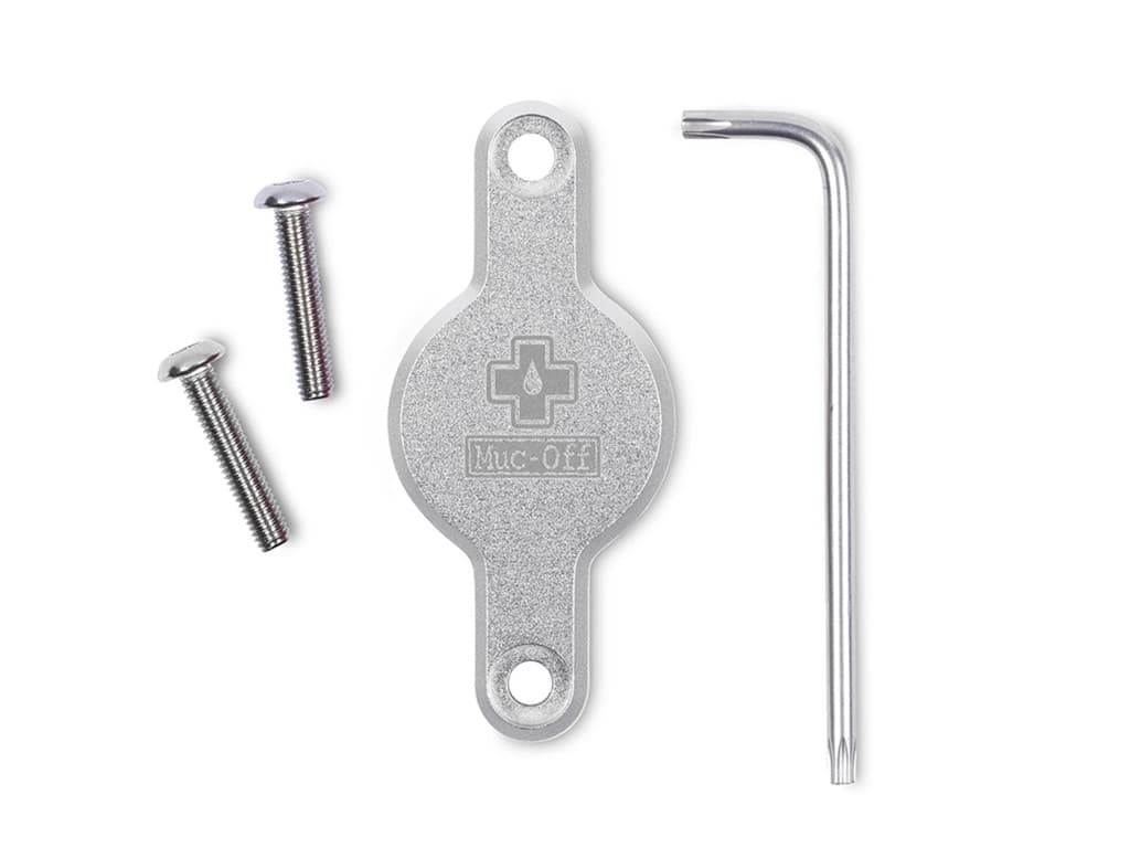 Muc-Off Secure Tag Holder - Til Apple Airtag - Montering ved flaskeholder - S�lv