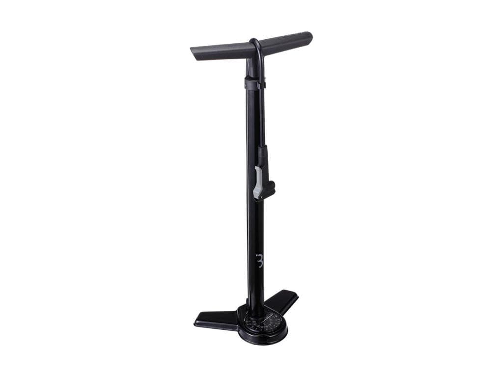 BBB Airsteel - Fodpumpe - 11bar/160psi - Manometer - Sort
