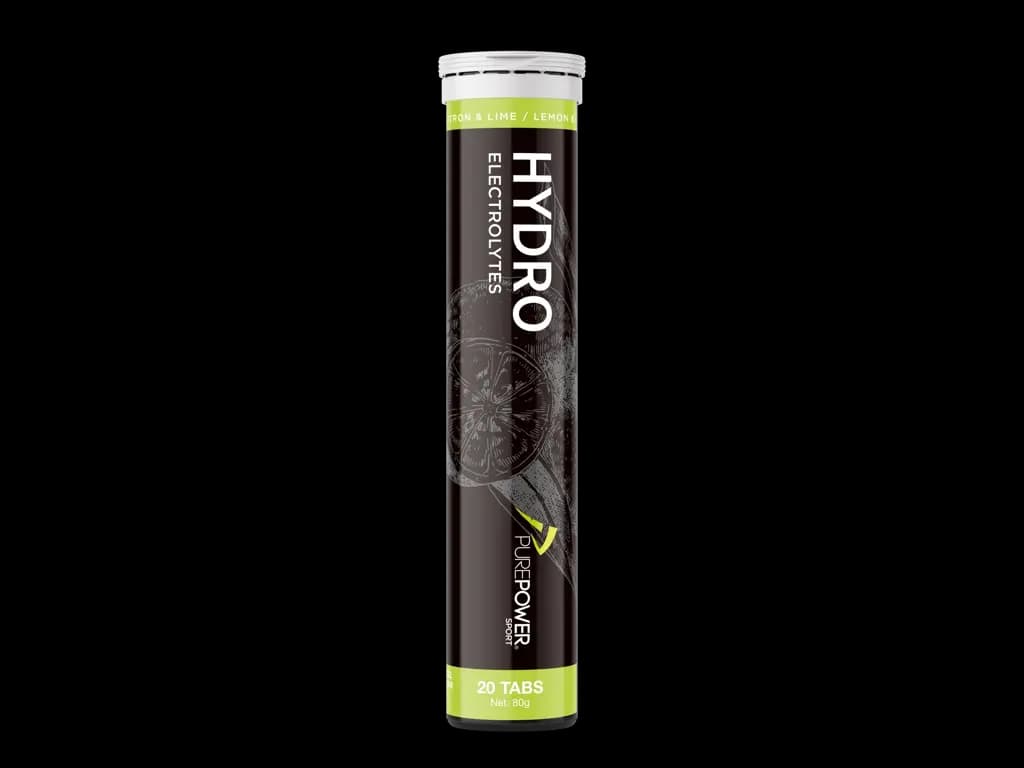 PurePower Hydro - Elektrolyt tabs - Lemon & Lime - 20 tabs