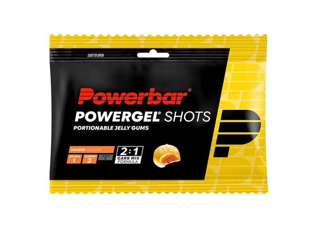 Powerbar - PowerGel shots - Vingummi - Appelsin