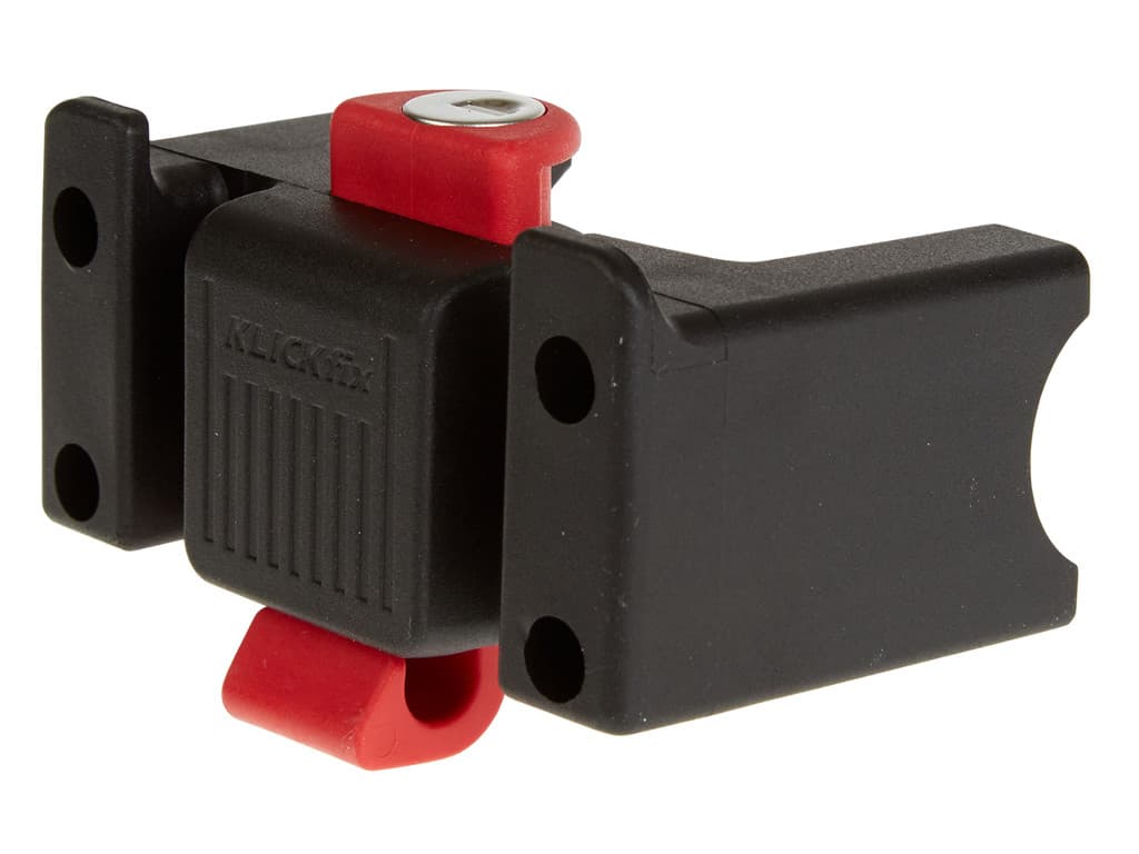 Styradapter med l�s KLICKfix til kurv og tasker til styr.