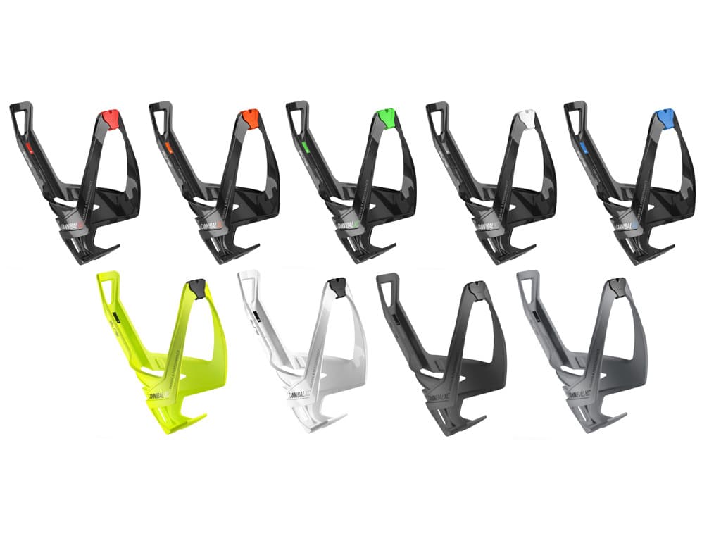 Elite Cannibal XC - Flaskeholder - Sort/Gr�n grafik
