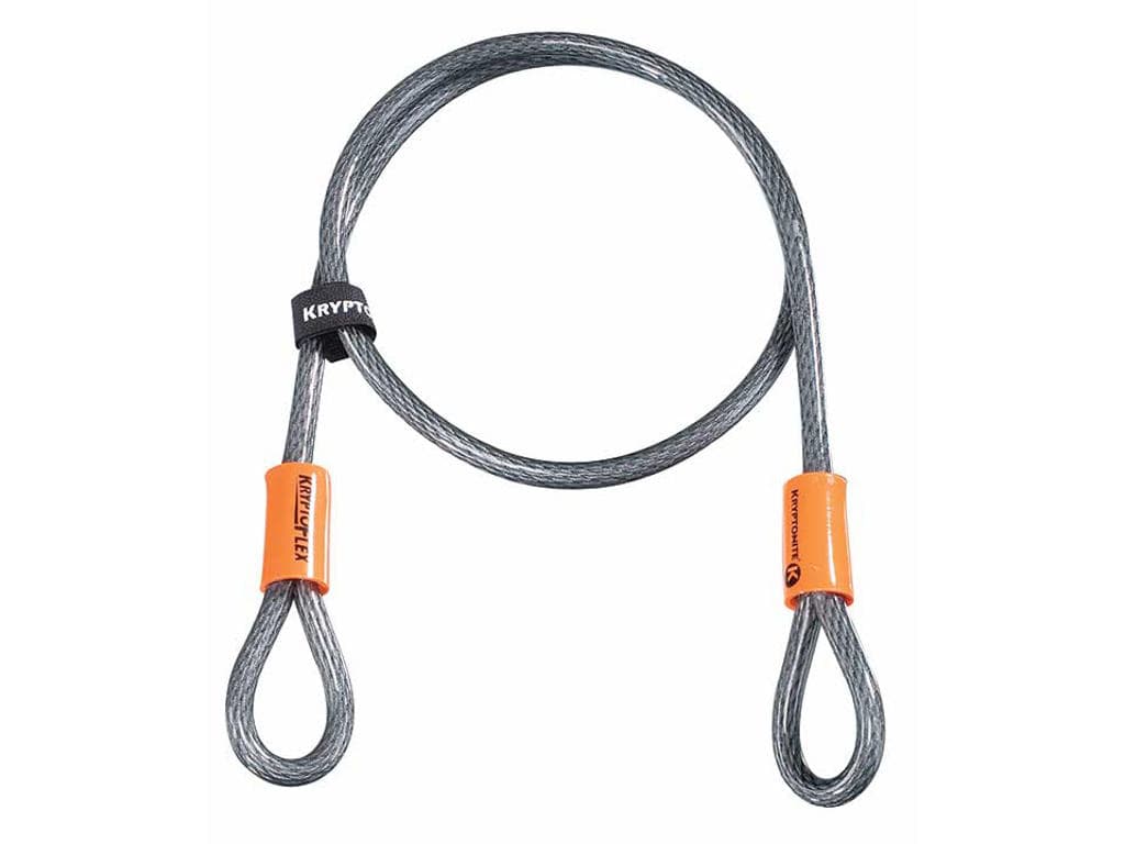 Kryptonite Looped - Kryptoflex 410 -Wire med l�kker 10mmx120cm - Til kombination med l�se