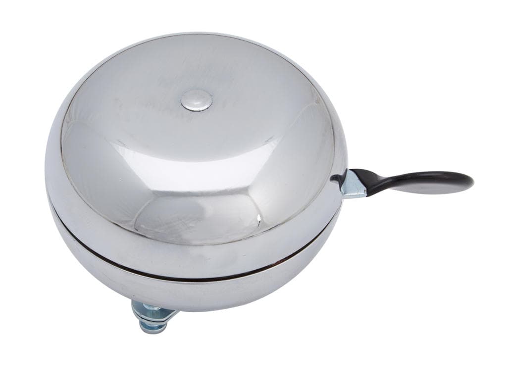 Ringeklokke Ding Dong St�l Chrom - 80mm i diameter