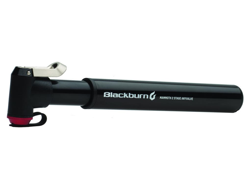 Blackburn Mammoth 2 Stage - Minipumpe MTB - 2 vejs kammer - 8 BAR/120 PSI - Sort