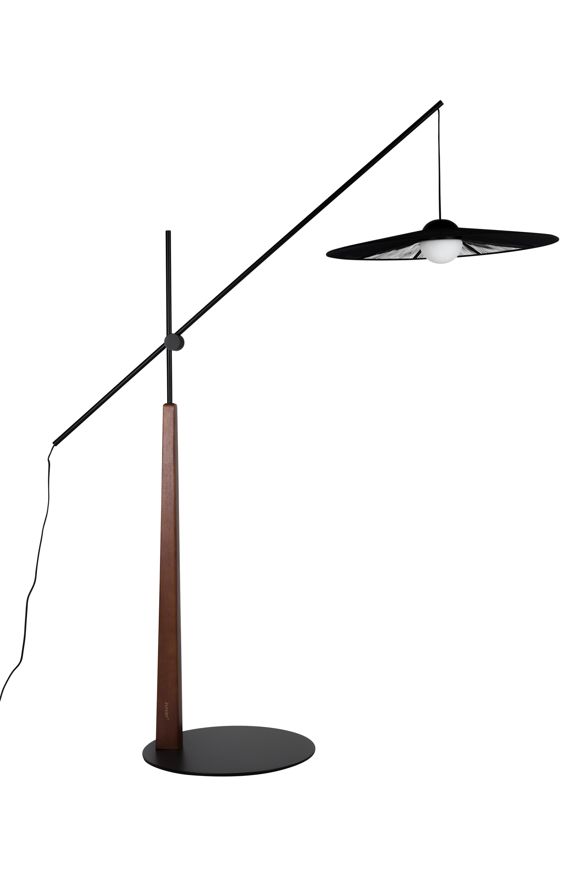 ZUIVER Golvlampa Belle Svart