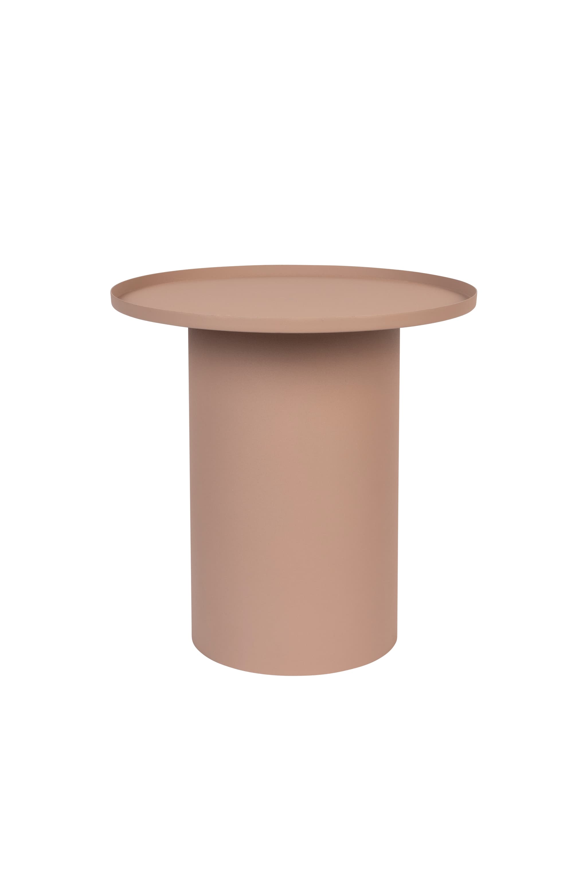 WHITE LABEL LIVING Sidobord Sverre Round Rose Pink