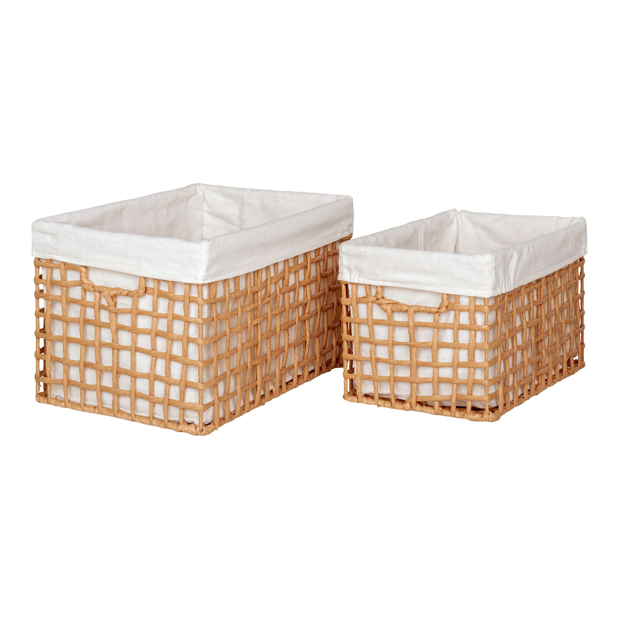 HOUSE NORDIC Korg, papper, natur, set om 2
