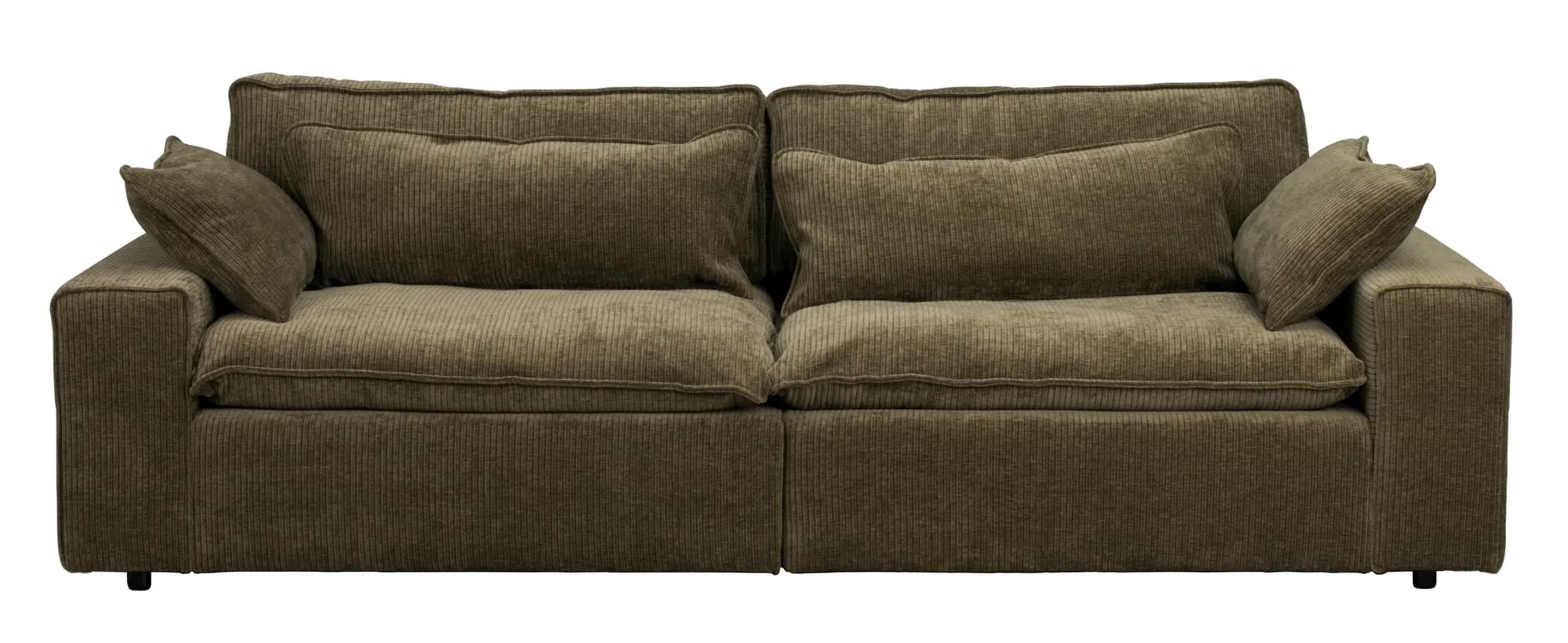 ROWICO Rawlins soffa 3-sits Maxi grönt tyg Rachel #207 (c3)