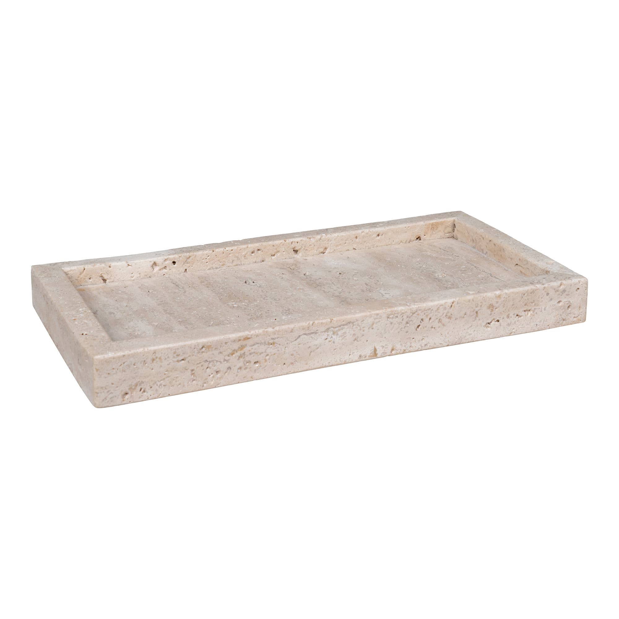 HOUSE NORDIC Bricka, travertin, natur, 30,5x15 cm