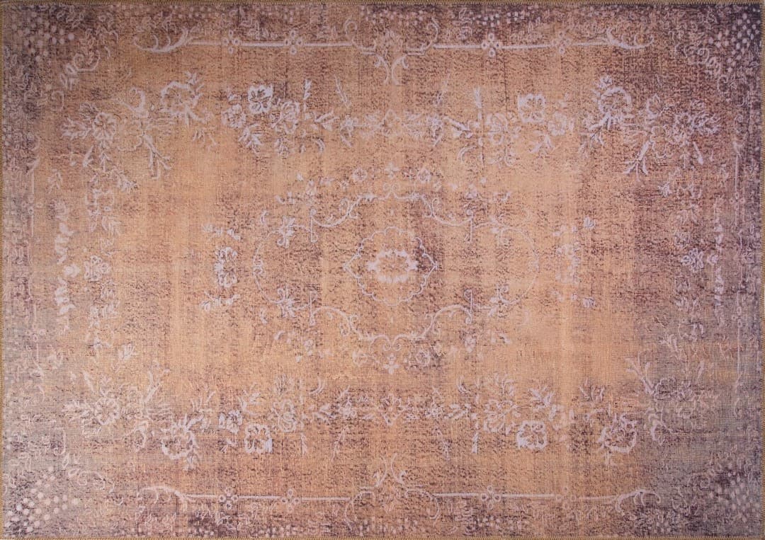 TEPPI Blues matta, m mönster, rektangulär - flerfärgad polyester (150x230)